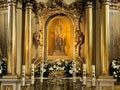 LeÃâºniÃÂ³w, Poland, July 31, 2023: Marian Sanctuary, Family Blessings in LeÃâºniÃÂ³w. Interior, main altar